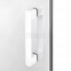 NEW TRENDY Drzwi wnękowe prysznicowe przesuwne PRIME WHITE 150x200 D-0410A/D-0411A